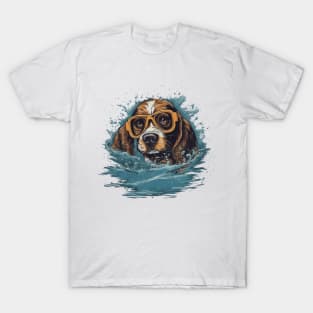 Swimming dog T-Shirt